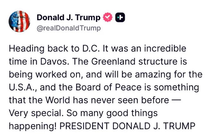 川普正返回华盛顿特区