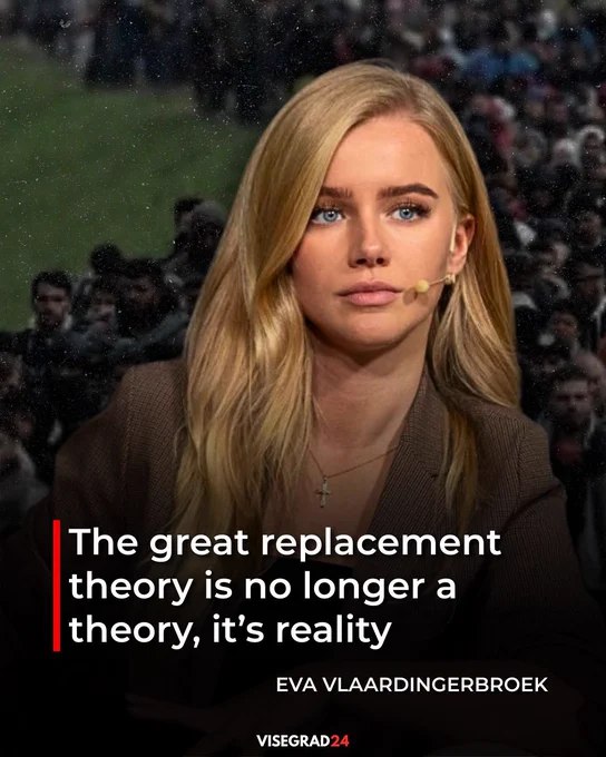 川普总统刚刚分享了Eva Vlaar那段臭名昭著的演讲，该演讲在2024年发布时遭到严重审查