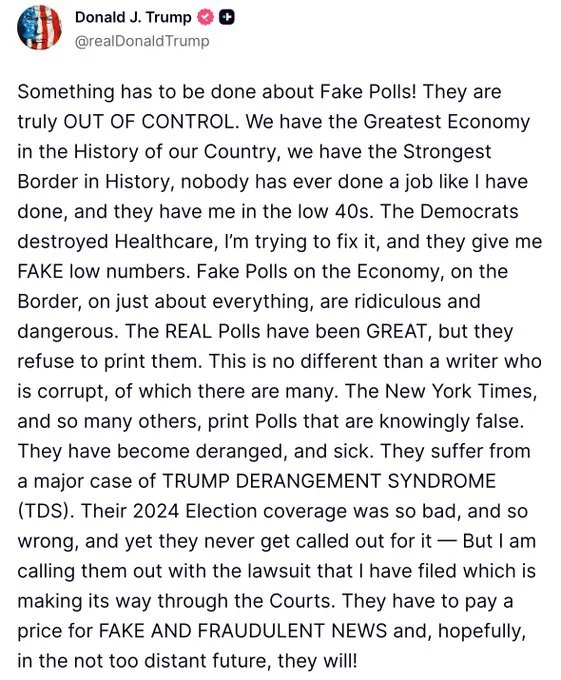 川普表示将起诉纽约时报：