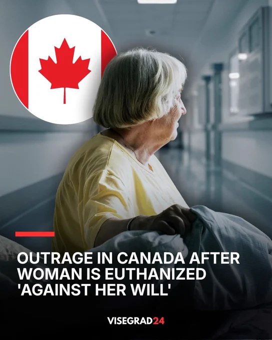 加拿大一名老妇在告诉医生她想活下去并接受临终关怀护理后，仅数小时就被实施了安乐死