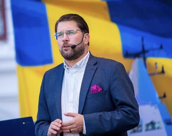 历史首次，瑞典反大规模移民政党瑞典民主党党魁Jimmie Åkesson在所有瑞典政治人物中获得最高支持率
